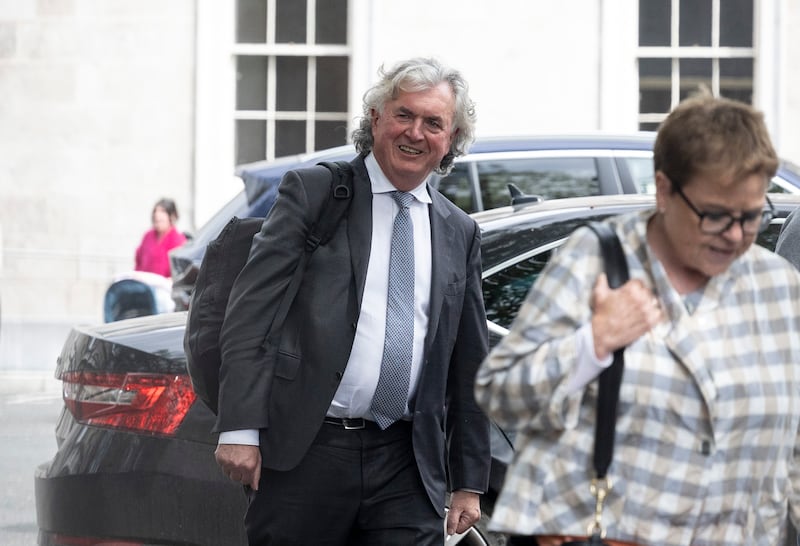 Terence O’Rourke and his hair. Photograph: Sam Boal/Collins Photos






