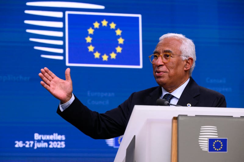 European Council president António Costa: leaders like the fact that Costa has been limiting the summits to a single day since he took over as chair last December. Photograph: John Thys/Getty Images