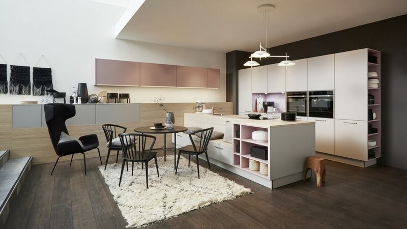 A banquette, like this one by Kube, can be used to help form different zones within an open-plan space.