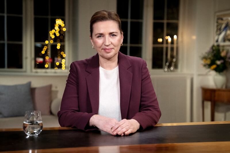 Danish prime minister Mette Frederiksen says Donald Trump's stated aim to take over Greenland puts Nato at grave risk. Photograph: Mads Claus Rasmussen/Ritzau Scanpix/AFP via Getty Images