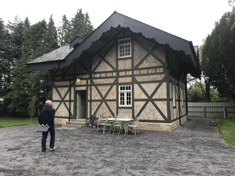 Judging the Swiss Cottage in Co Leitrim.