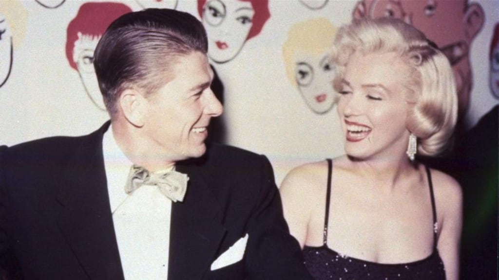 Ronald Reagan: old enough to have known Marilyn Monroe, but was he old enough to have known Thomas Jefferson? Photograph: AP