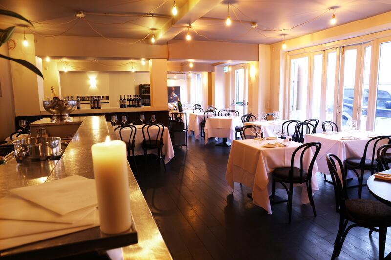 The Unicorn restaurant ans wine bar comprises a 233sq m (2,510sq ft) premises. Photograph: Bryan O’Brien