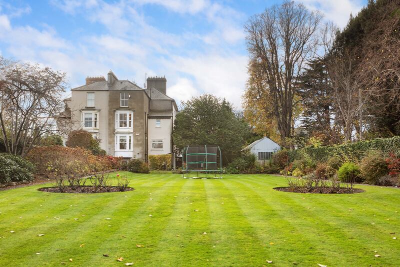 The back garden offers plenty of potential