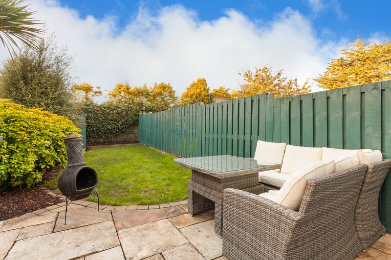 The west-facing garden is not overlooked by any houses to the rear.