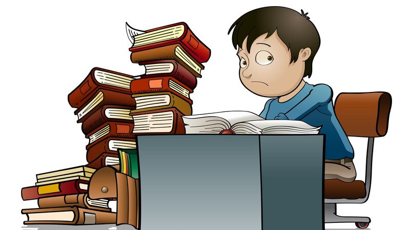 An end to homework would help with the childhood obesity crisis we’re facing if they had the time to be outside and active, playing freely as children should. Photograph: iStock