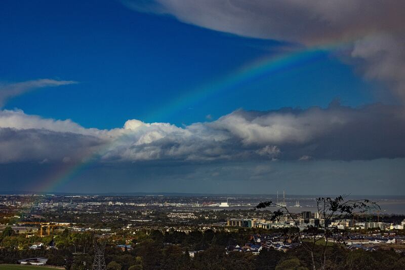 The view from The Blue Light in Barnacullia, Sandyford. Photograph: Marc O'Sullivan