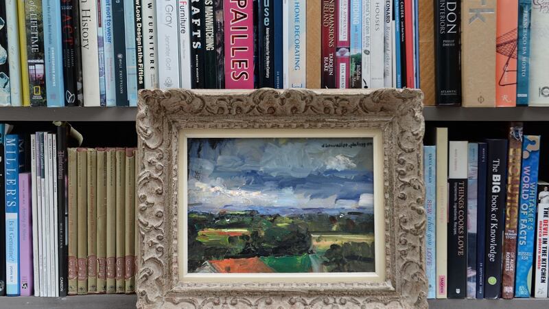 View of Bordeaux by Denise Bonvallet:  “It has real depth and I get lost in it,” says  Barry. Photograph: Dara Mac Dónaill