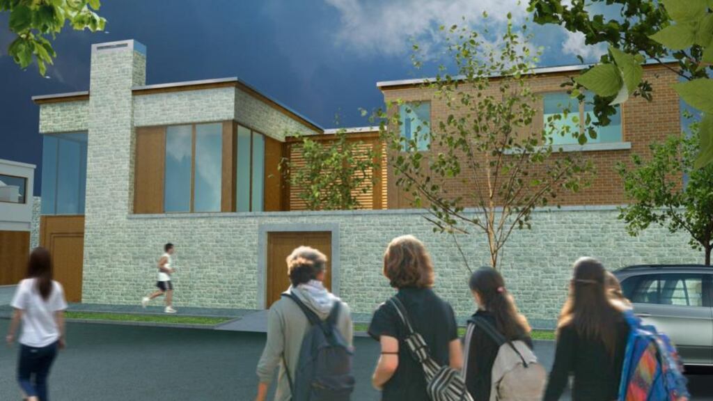 Architect’s drawing of house for Raglan Lane site