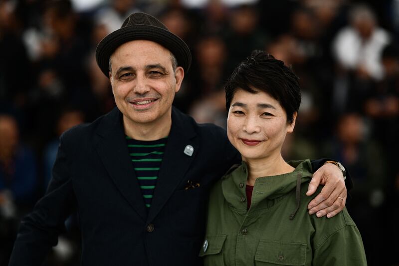 Pablo Berger and Yuko Harami at Cannes film festival in 2023. Photograph: Christophe Simon/AFP