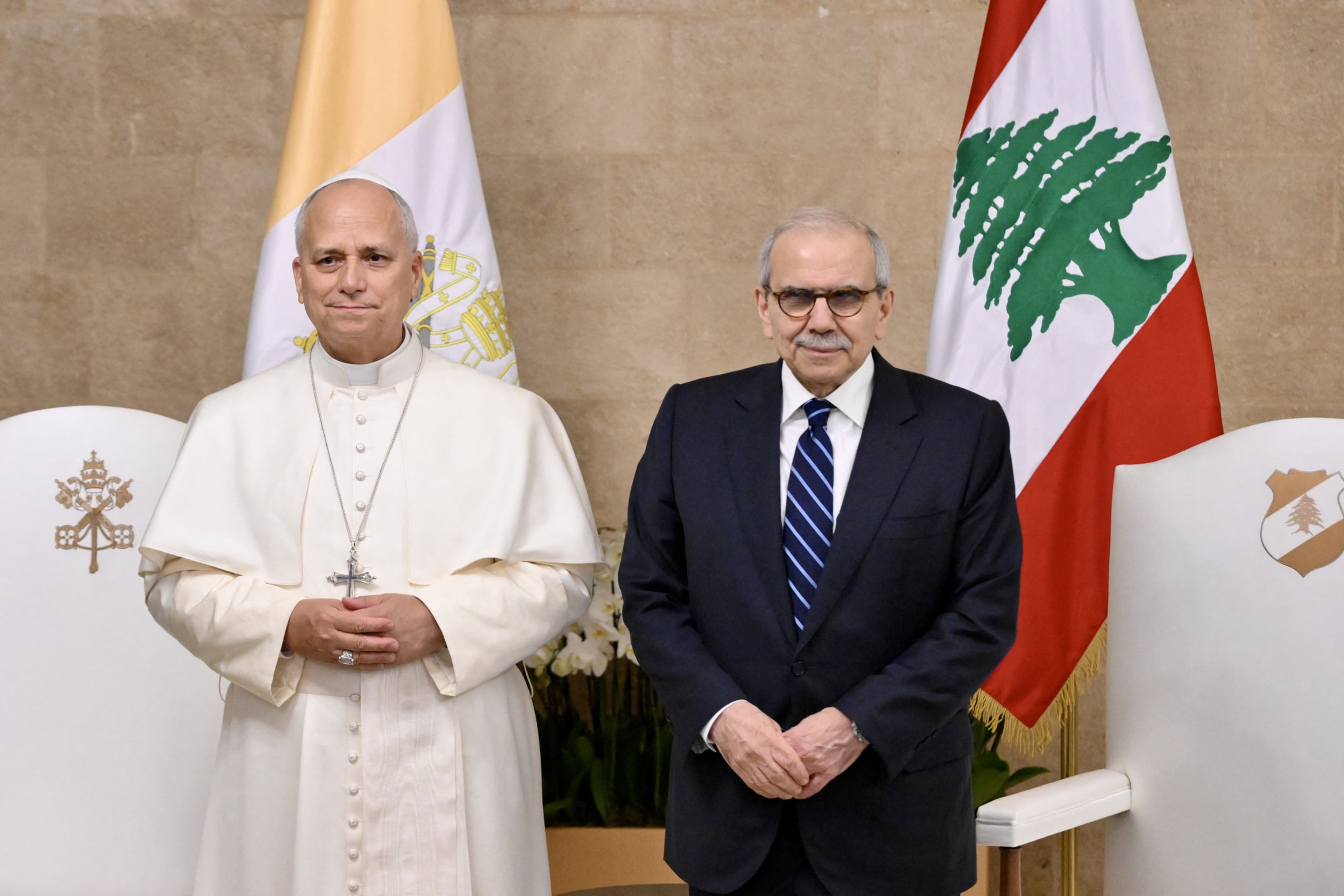 Palestinian state ‘only’ solution to Israeli conflict, says Pope Leo