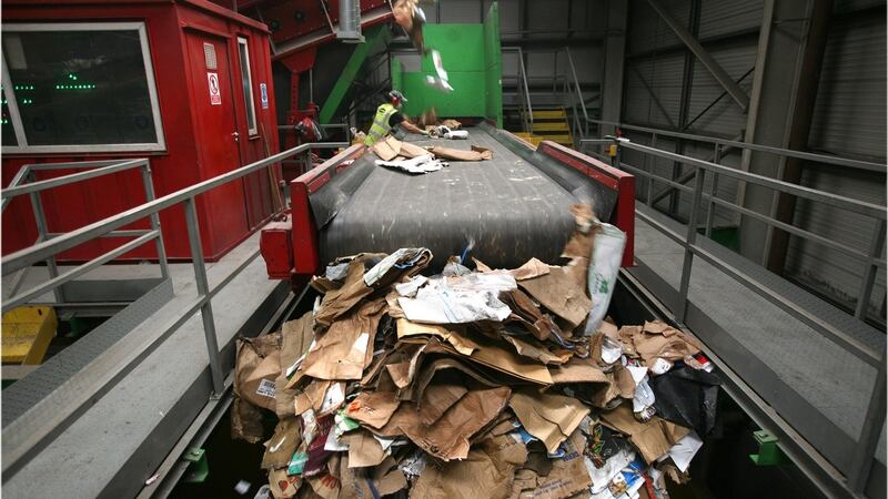 Green Bin recycling in 2012. Photograph: Dara Mac Dónaill