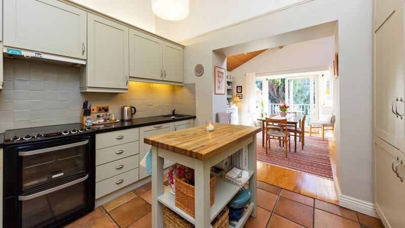 Kitchen leading to informal diningroom