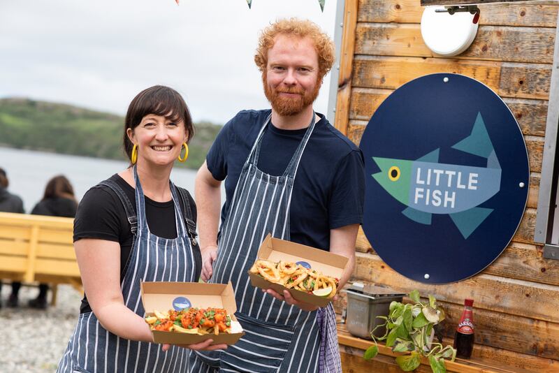 Tom Mullan and Eva Caulwell's menu at Little Fish adapts to what is landed at Cleggan pier