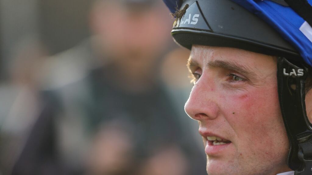 Chris Hayes again picked up a six-day ban  after it was judged he had used his whip above shoulder height at Roscommon last month. Photograph: Inpho