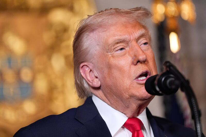 US president Donald Trump said on Sunday that he needed Greenland 'very badly'. Photograph: Alex Brandon/AP