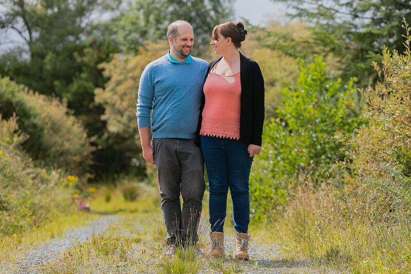 Stephanie and Alex Gesswein. Photograph: Valerie O'Sullivan