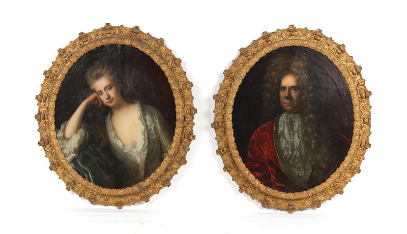 Garret Morphy's Portraits of Anne and Joseph Ashbury, (oil on canvas), from the OPW Heritage Collection