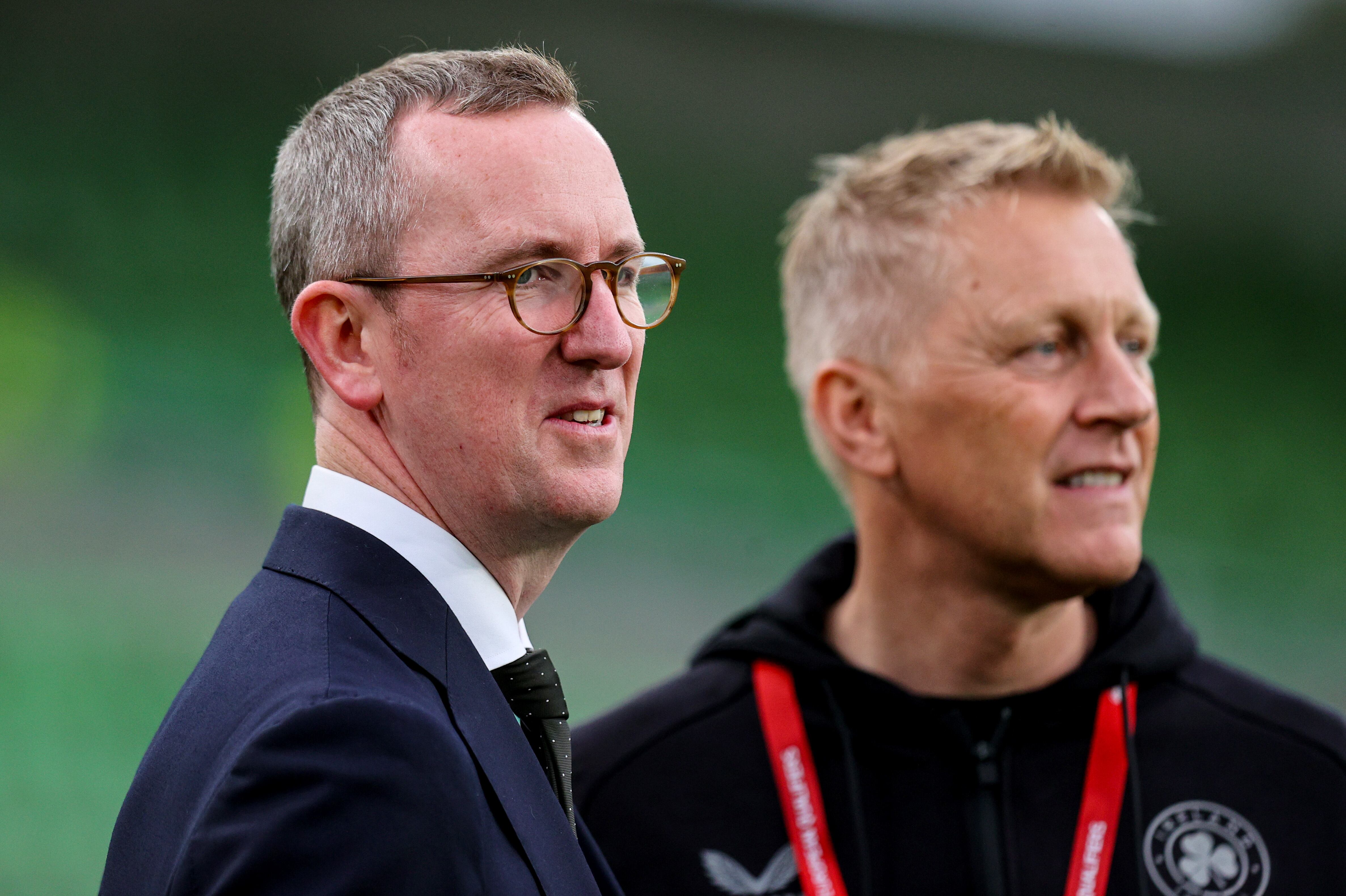 FAI boss explains decision to play Israel game in Dublin; Andy Farrell builds Ireland depth with World Cup in mind