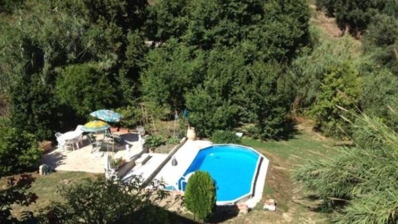 Greece: This villa comes with a pool and fruit trees, including olives