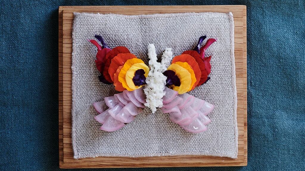 A dish from Noma’s summer 2020 menu. Photograph: Ditte Isager