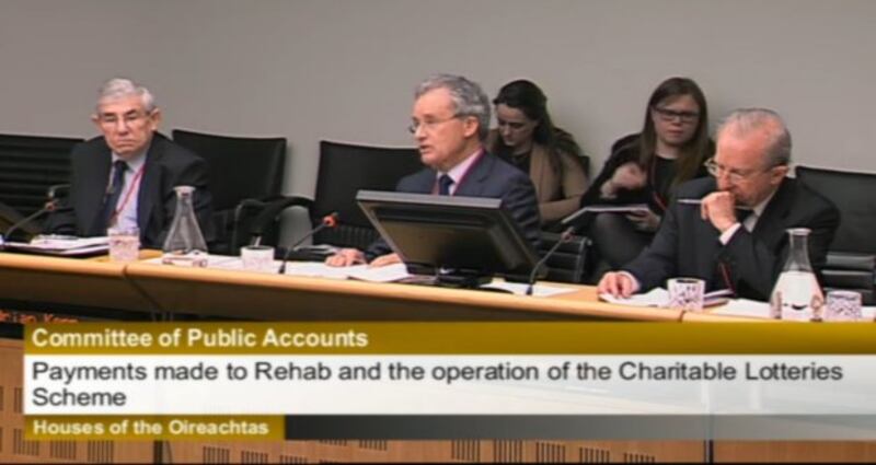 Representatives of Rehab at the Public Accounts Committee today