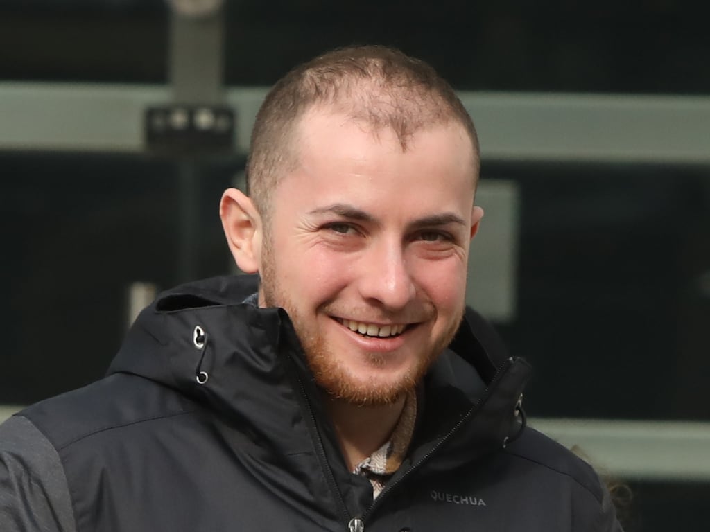 Ionut Danca (25} leaving the Criminal Courts of Justice in Dublin after a previous hearing. Photograph: Collins Courts