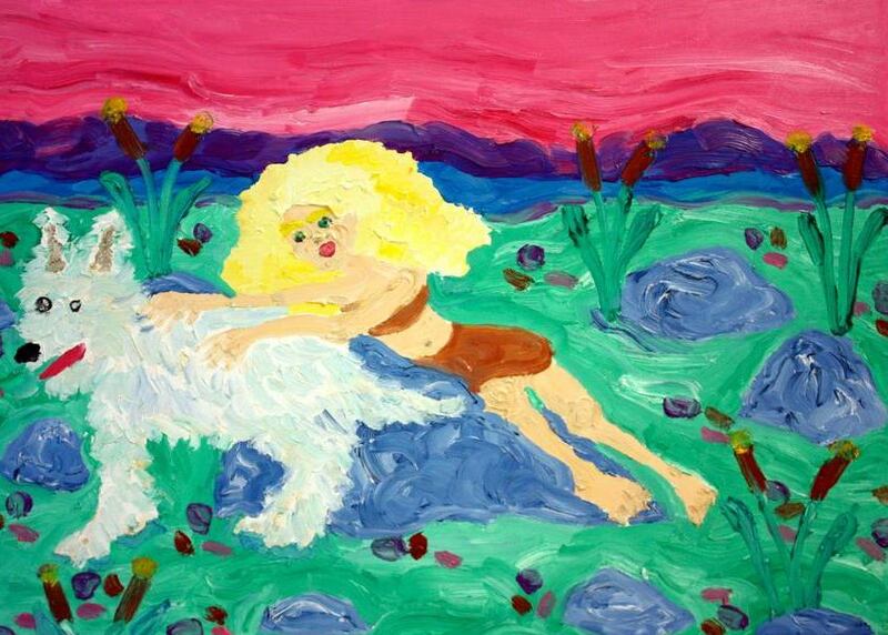 Lonely Island Woman by Amanda Doran, at the Ashford Gallery. Image courtesy of the artist