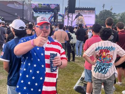 Dylan Patterson: "Just the most American thing I’ve seen.” Photograph: Keith Duggan