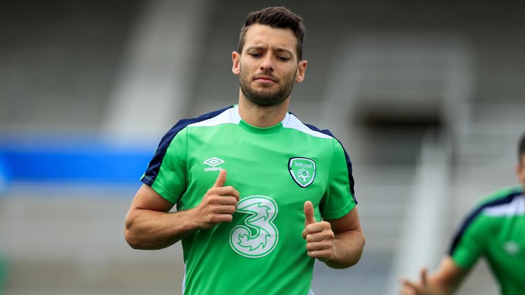 Wes Hoolahan will start for the Republic of Ireland in the Group E opener against Sweden at Stade de France. Photograph: Donall Farmer/Inpho