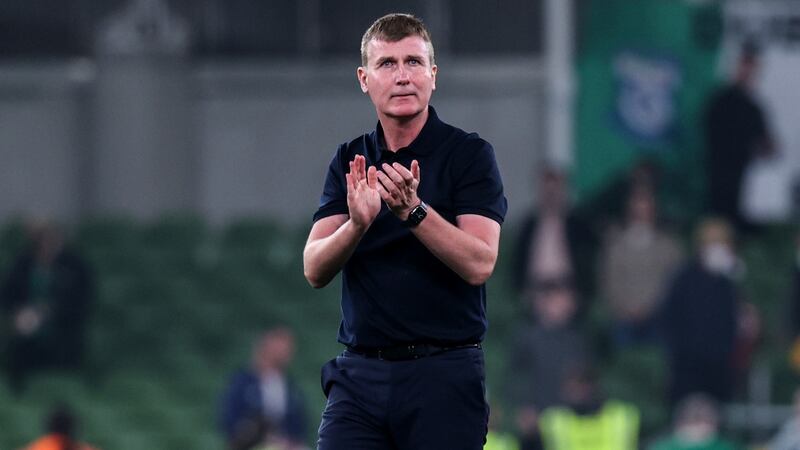 Stephen Kenny’s Ireland ended the international break with a 1-1 draw against Serbia. Photograph: Morgan Treacy/Inpho