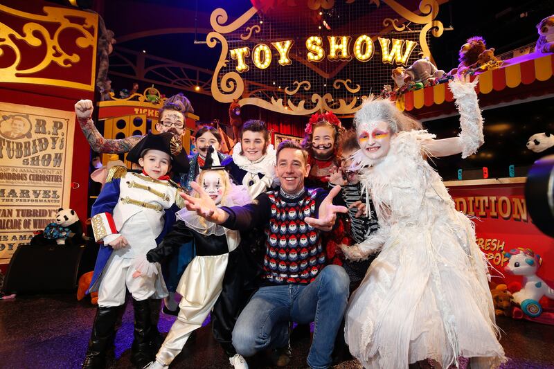 Ryan Tubridy & co at the 2018 Toy Show