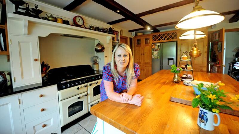 Food blogger Nessa Robins in her kitchen, in Moate, Co Westmeath. Photograph: James Flynn/APX