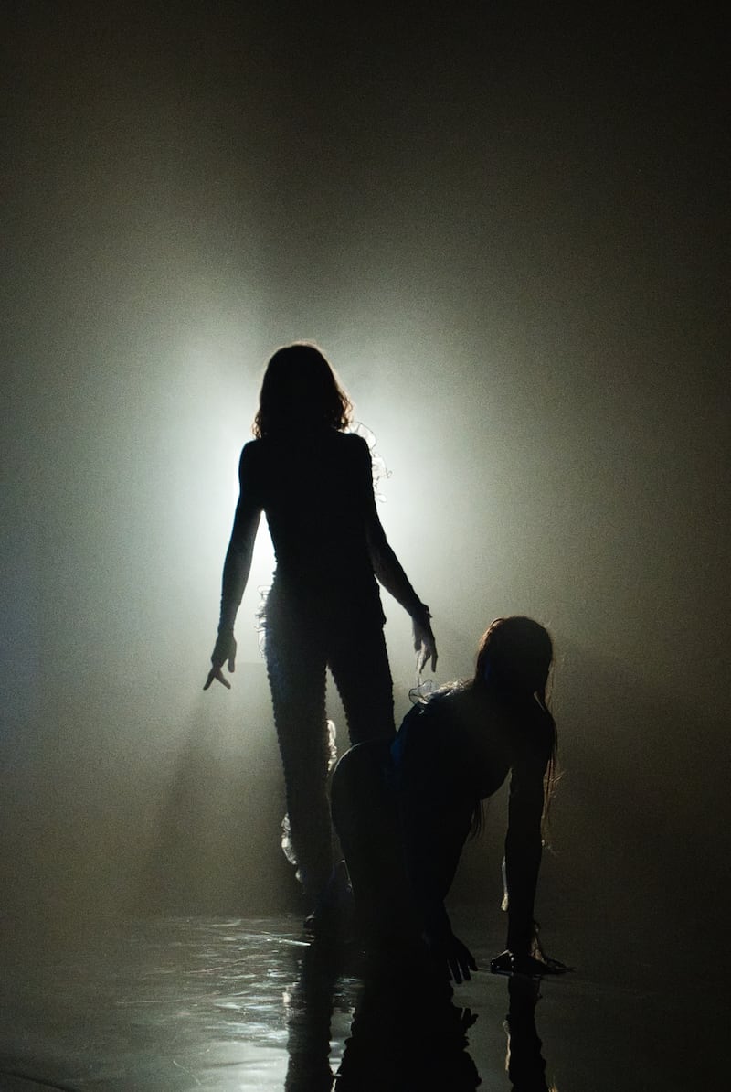 Queen of the Meadows, created by Robyn Byrne and performed by Robyn Byrne and Susanne Engbo Andersen. Photograph: José Miguel Jimenez