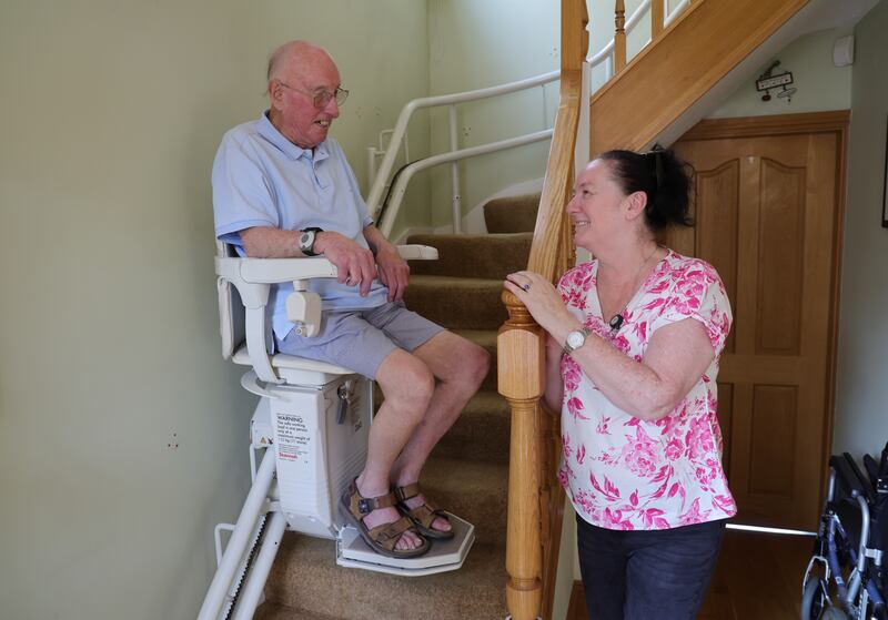 Donald Maxwell with Tina Breen. Photograph: Bryan O’Brien / The Irish Times