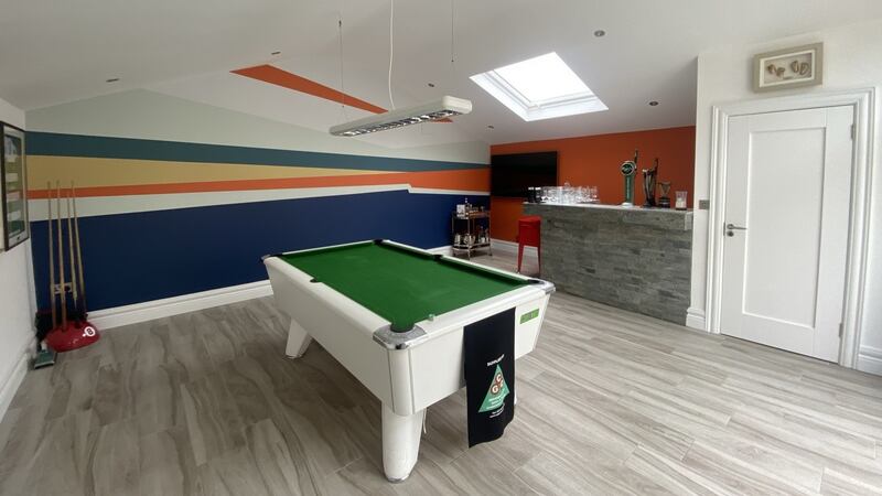 Stephanie Buckley’s  pool room