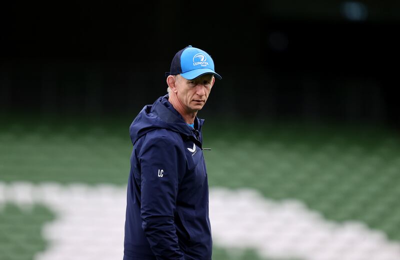 Leo Cullen ahead of Saturday's interpro between Leinster and Munster. Photograph: Bryan Keane/Inpho
