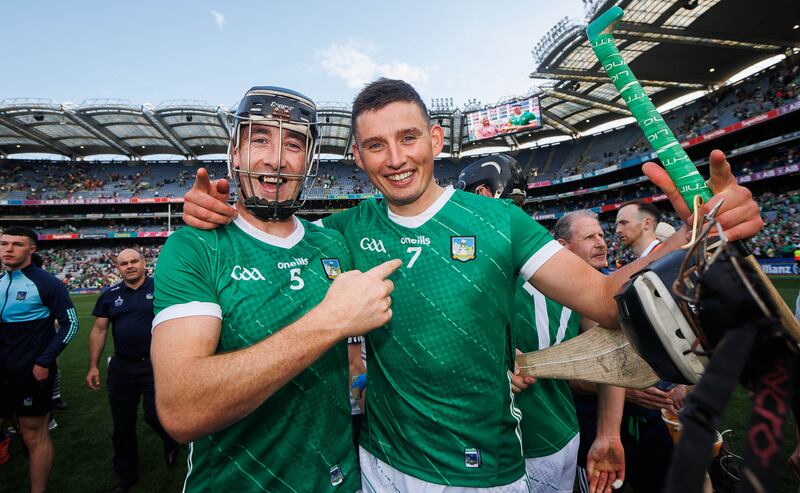 Diarmaid Byrnes, Gearóid Hegarty and their Limerick team-mates are on a roll. Photograph: Ryan Byrne/Inpho 