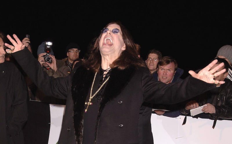 Ozzy Osbourne arriving for the UK Music Hall Of Fame in 2005. Photograph: Yui Mok/PA Wire.