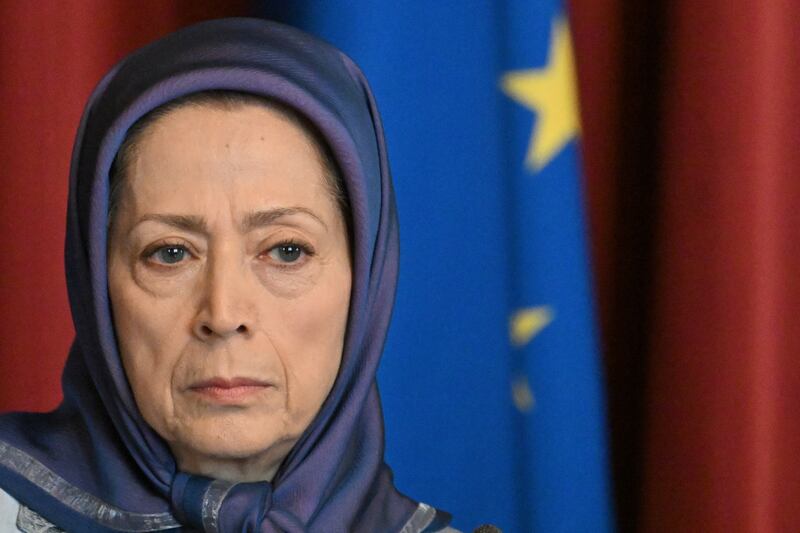 Maryam Rajavi, pictured previously, said the "silence" of EU leaders and member states amid political executions in Iran is "unjustifiable". Photograph: Alberto Pizzoli/AFP via Getty Images