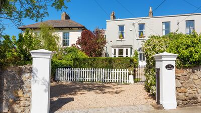 Mantua has off-street parking and a separate lawn and patio space screened off from the road by hedging