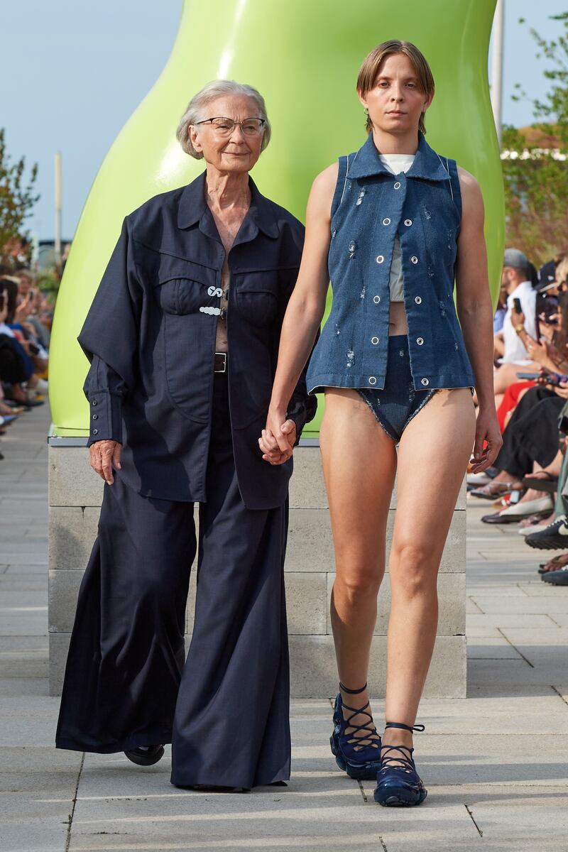 Finale for Sinéad O’Dwyer's show in Copenhagen. Photograph: James Cochrane
