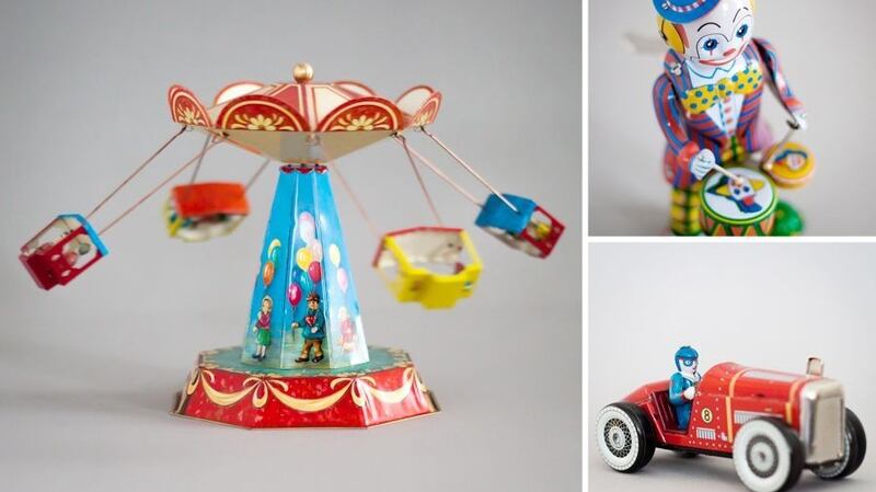 You can’t go wrong with these gorgeous metal wind-up toys from Wooden Heart in Galway