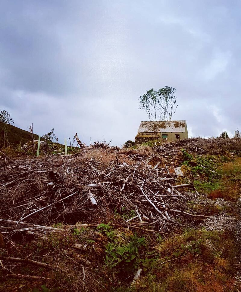 A derelict house in Donegal