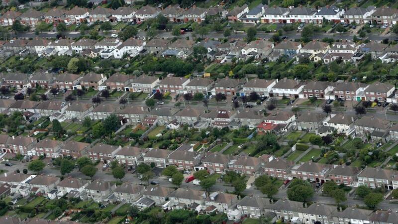 An aerial shot of housing on the northside of Dublin. Photograph: Frank Miller/The Irish Times
