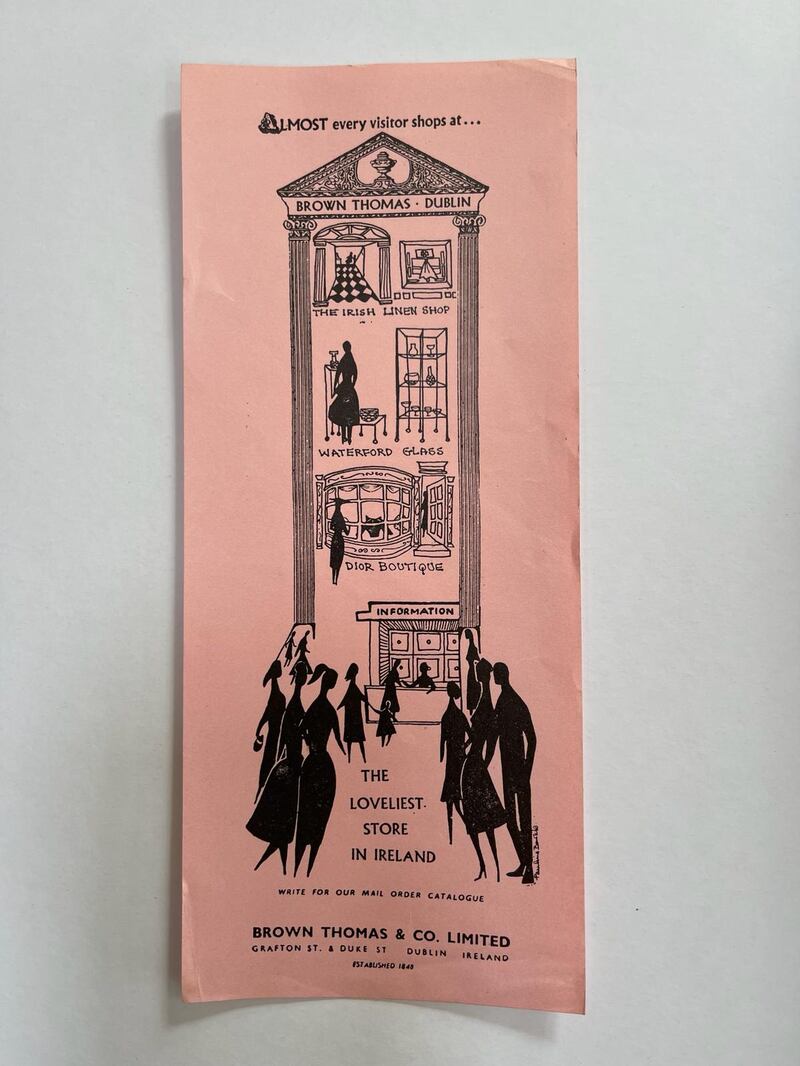 An example of Pauline Bewick's commercial artwork for Brown Thomas