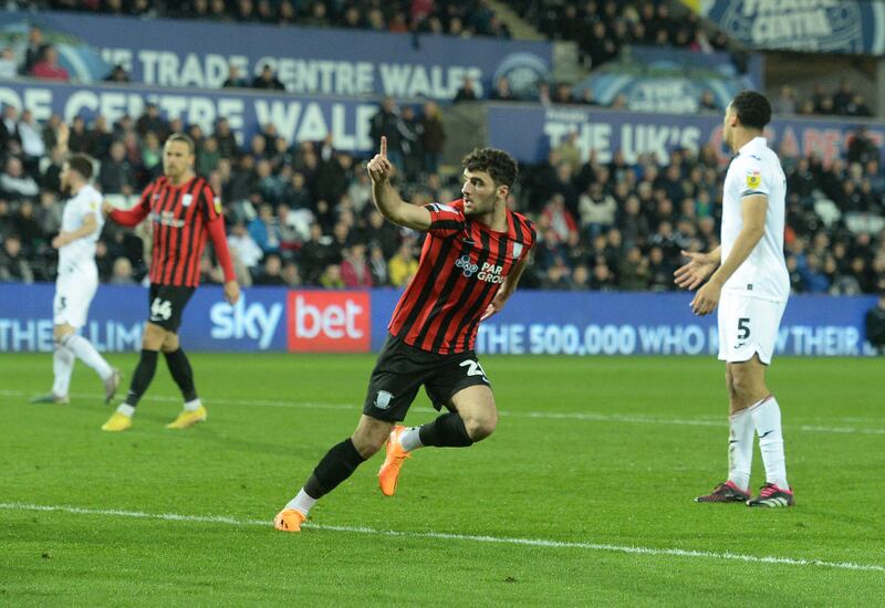 Tom Cannon has scored eight goals in a 10 game run since Everton loaned him to Preston North End last January. Photograph: Ian Cook/CameraSport via Getty Images