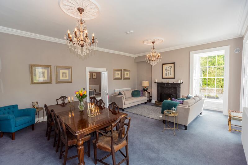 The dining room