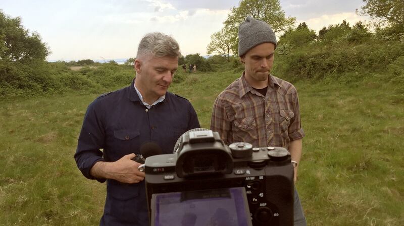 Donal Dineen and American musician Peter Broderick