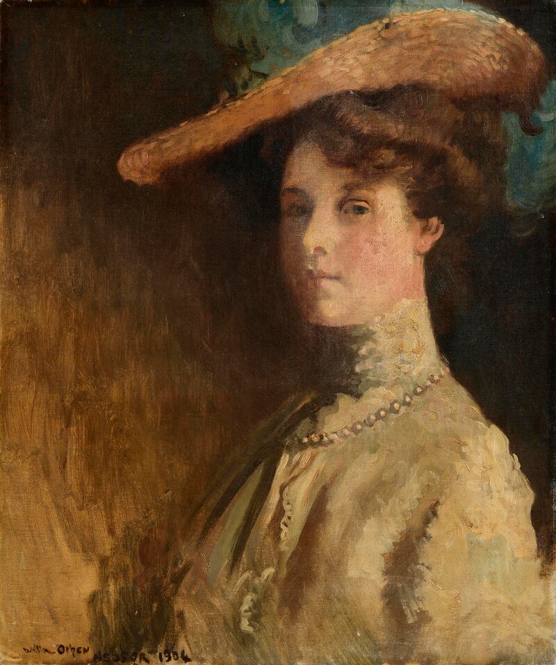 Portrait of Mrs Jessie Wertheimer (Nee Trautz) by William Orpen (1904). Photograph: Phil Pound Aippva